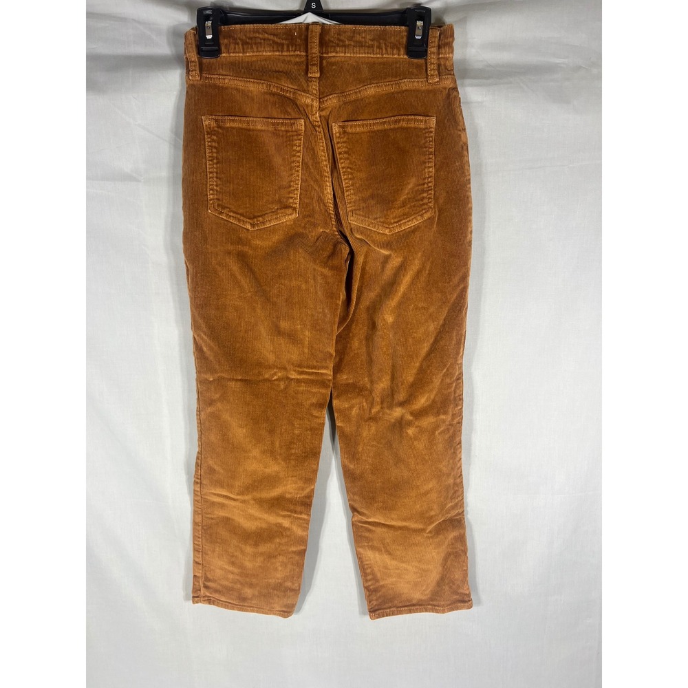 Universal Thread Corduroy Pants Retro Vintage Straight Cognac Womens Size 0/25R - Picture 6 of 10